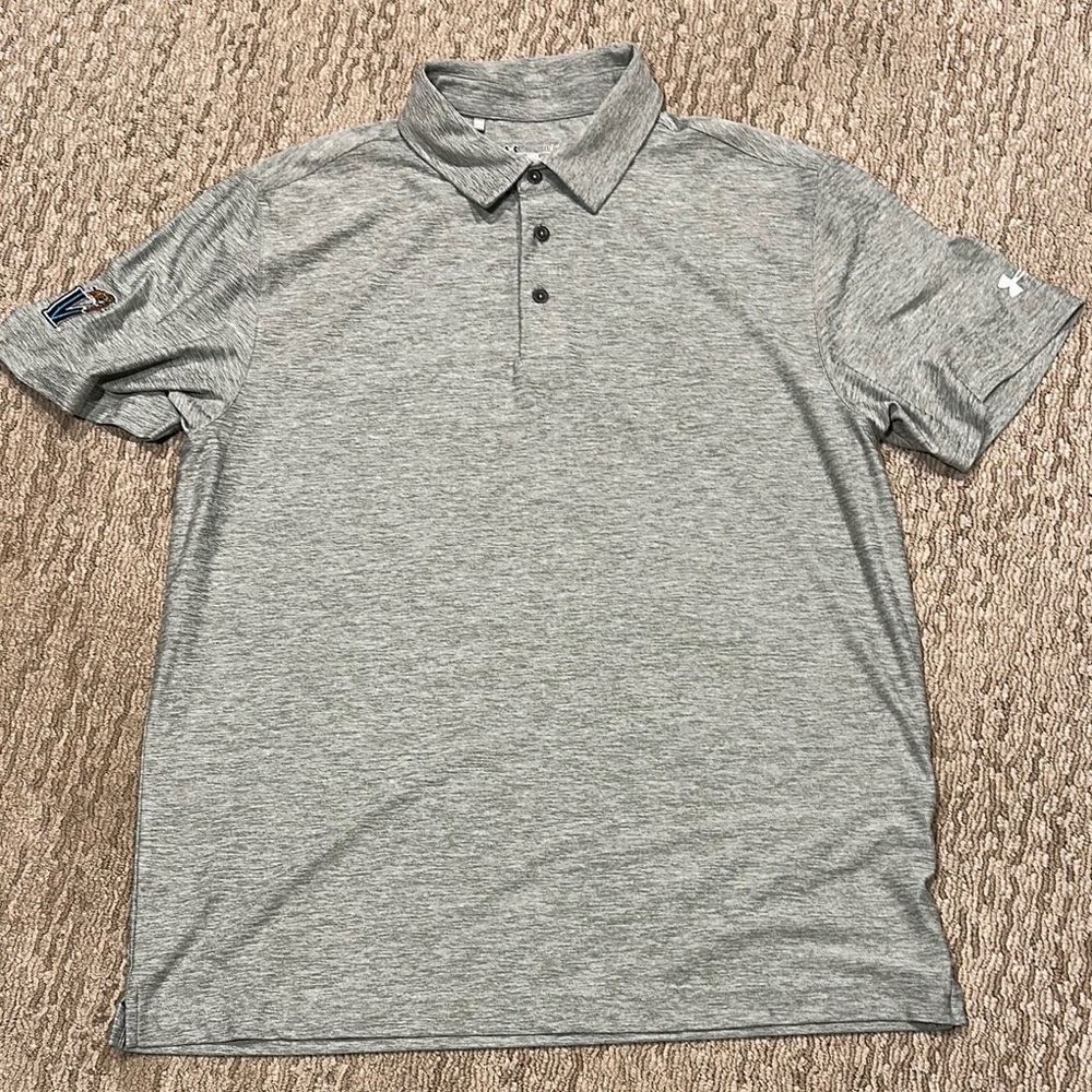 Under Armour Gray Polo Shirt Classic Comfort (251)